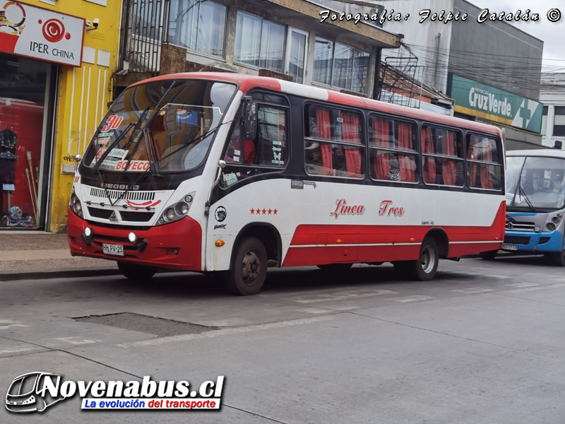 Neobus Thunder + / Agrale MA9.2 / Línea 3 Temuco