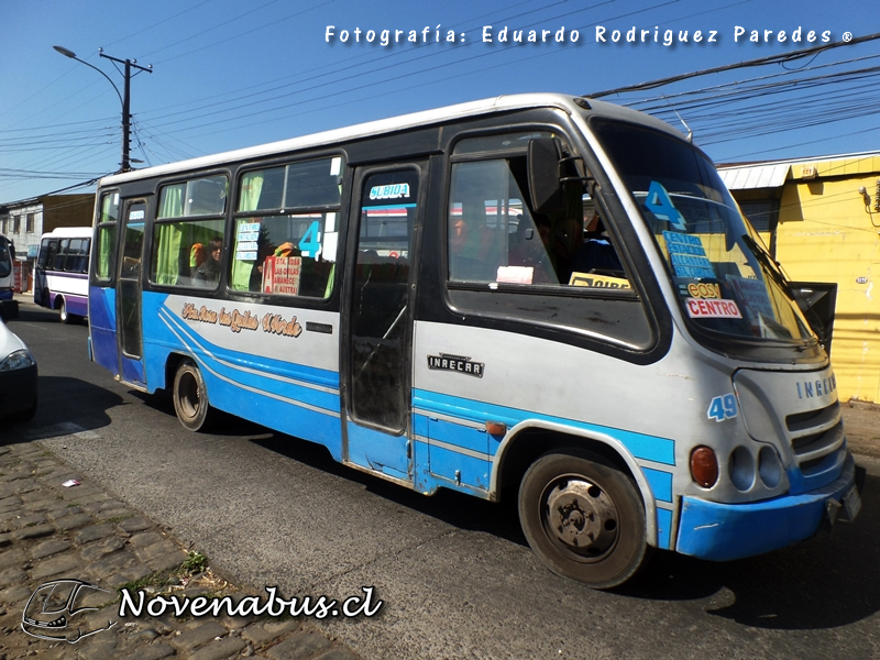 Carrocerías Inrecar Capricornio  / Mercedes-Benz LO914 / Línea 4 Temuco