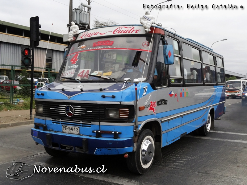 Inrecar / Mercedes-Benz LO-814 / Línea 4 Temuco