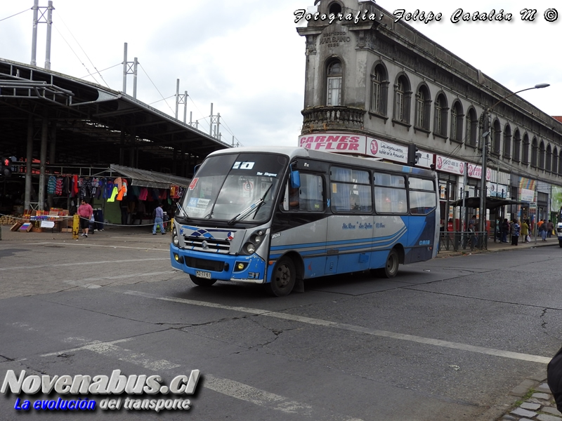 Caio Induscar  Foz / Mercedes-Benz LO-812 / Línea 4 Temuco