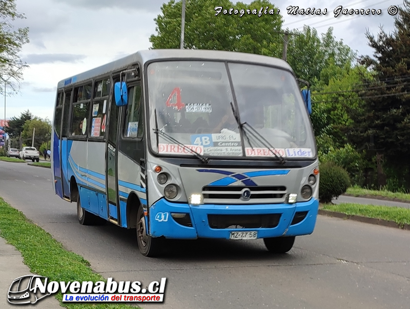 Caio lnduscar Foz / Mercedes-Benz LO-812 / Línea 4 Temuco