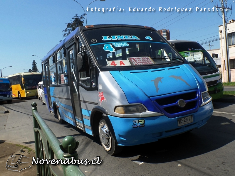 Metalpar Pucará / Mercedes Benz LO914 / Línea 4 Temuco