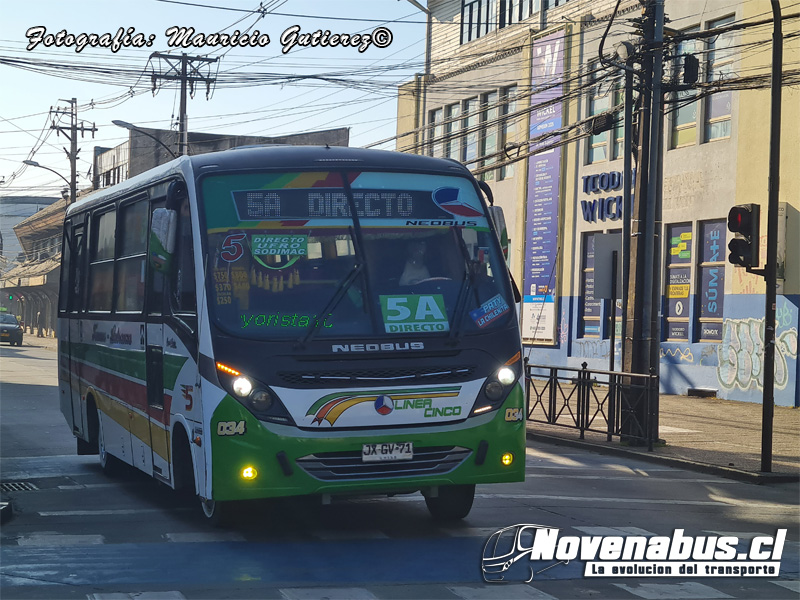 Neobus Thunder + / Mercedes-Benz LO-916 / Línea 5 Temuco