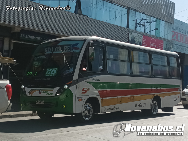 Neobus Thunder + / Mercedes-Benz LO-916/ Linea 5 Temuco