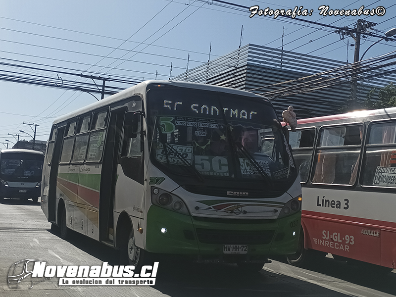 Caio lnduscar Foz / Mercedes-Benz LO-916 / Línea 5 Temuco