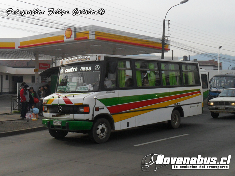 Cuatro Ases PH-50 / Mercedes-Benz LO-809 / Línea 5 Temuco