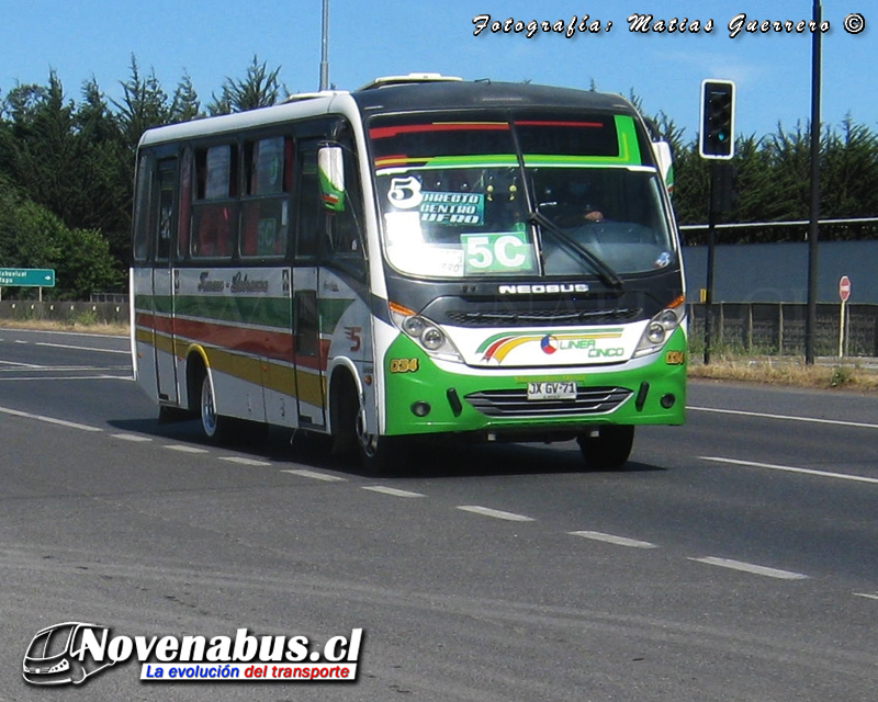 Neobus Thunder + / Mercedes-Benz LO-916 / Línea 5 Temuco