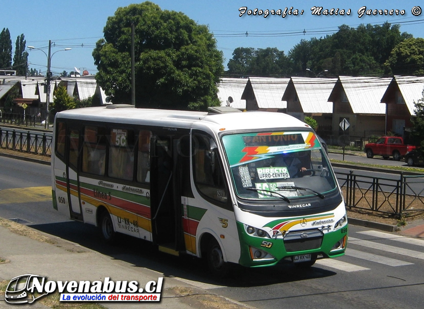 Carrocerías lnrecar Geminis Puma /Mercedes-Benz LO-916 / Línea 5 Temuco