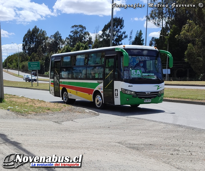 Metalpar Maule  / Youiyi Bus ZGT6718E / Línea 5 Temuco