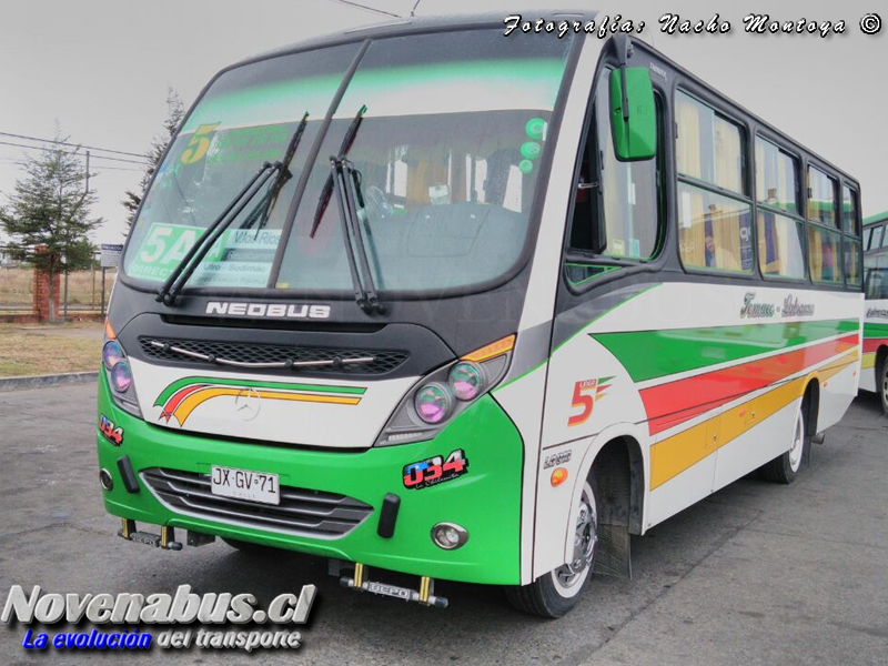 Neobus Thunder + / Mercedes-Benz LO-916 / Línea 5 Temuco