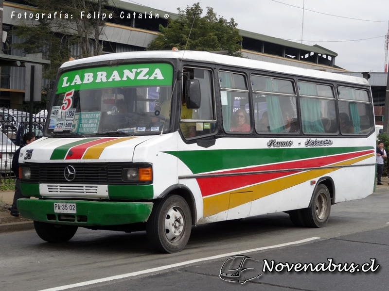 Metalpar Pucará / MercedesBenz LO814 / Línea 5 Temuco