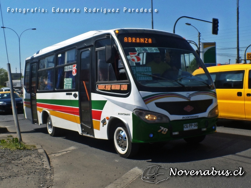 Carrocerías TMG Bicentenario/ Mercedes Benz LO812/ Línea 5 Temuco