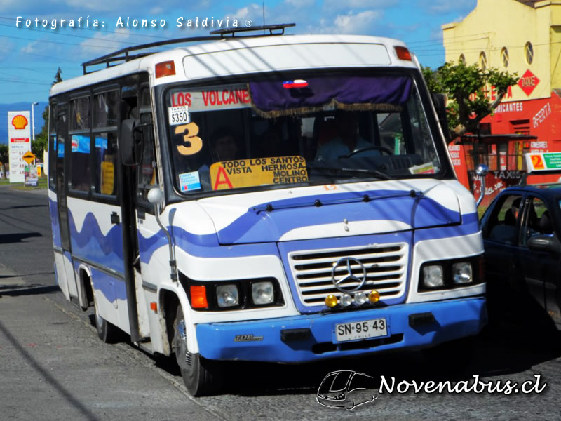 Inrecar "Bulldog" / Mercedes Benz LO-814 / Línea 3 Villarrica