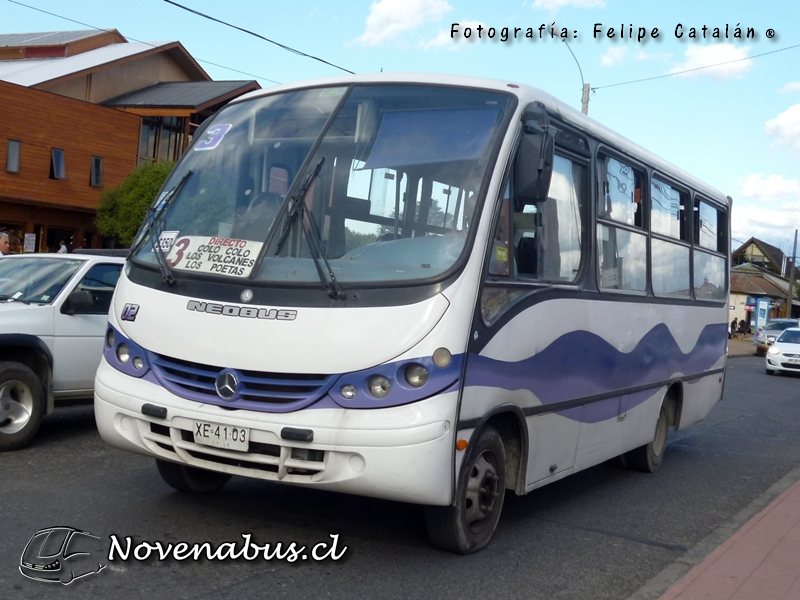 Neobus Thunder + / Mercedes-Benz LO-712 / Línea 3 Villarrica