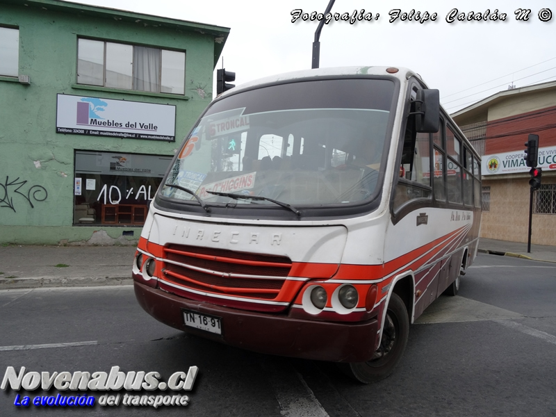 Carrocerías Inrecar Capricornio I / Mercedes-Benz LO-914 / Línea 6 Temuco