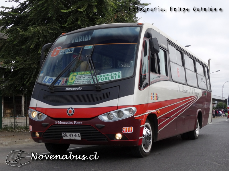 Marcopolo Senior / Mercedes-Benz LO-812 / Línea 6 Temuco