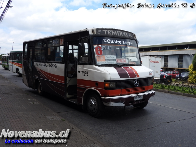 Cuatro Ases Leyenda / Mercedes-Benz LO-814 / Línea 6 Temuco