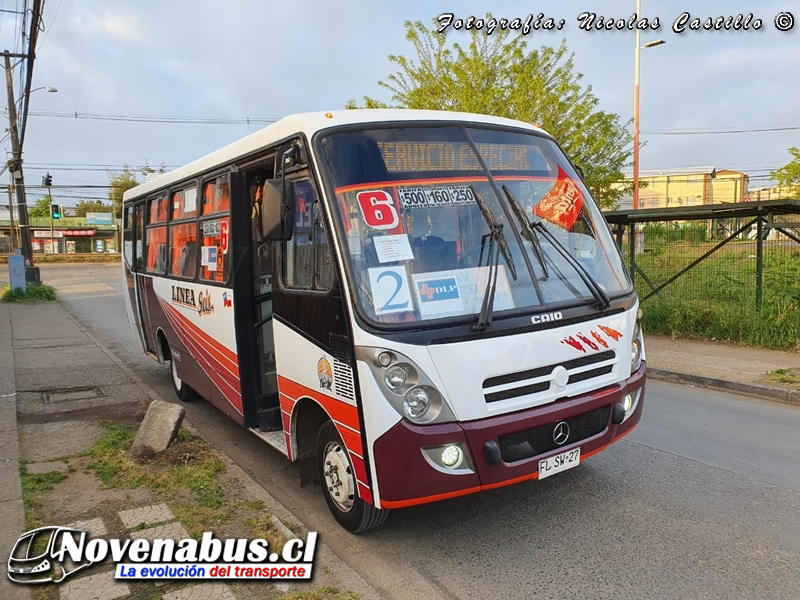 Caio Induscar Foz / Mercedes-Benz LO-915 / Línea 6 Temuco