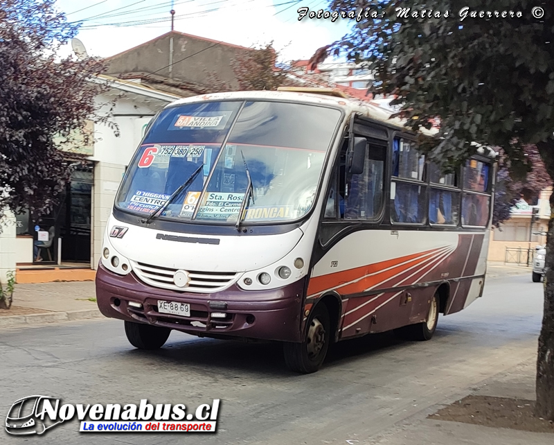 Mascarello Gran Micro / Mercedes Benz LO-712 / Línea 6 Temuco