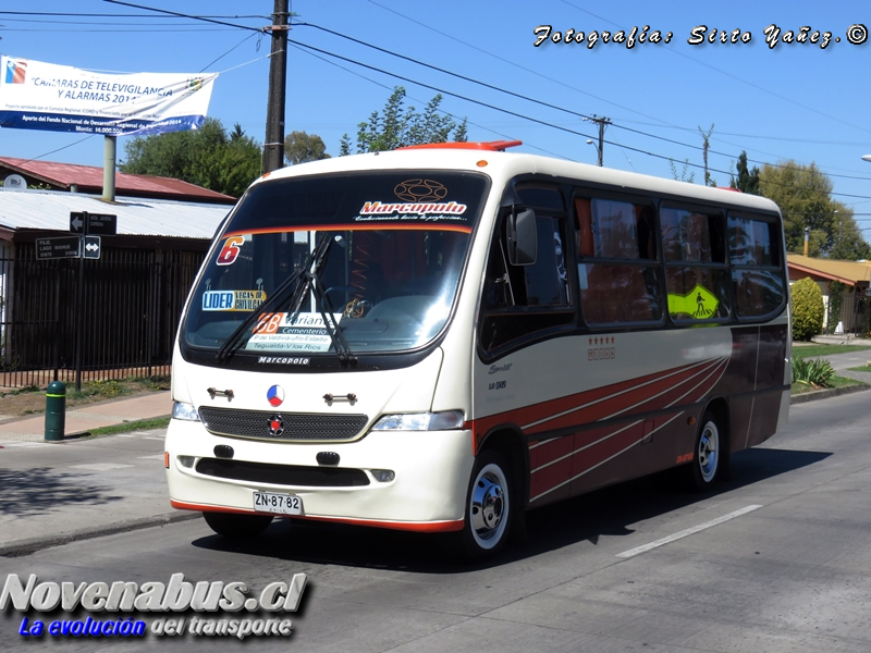 Marcopolo Senior G6 / Mercedes-Benz LO812 / Línea 6 Temuco