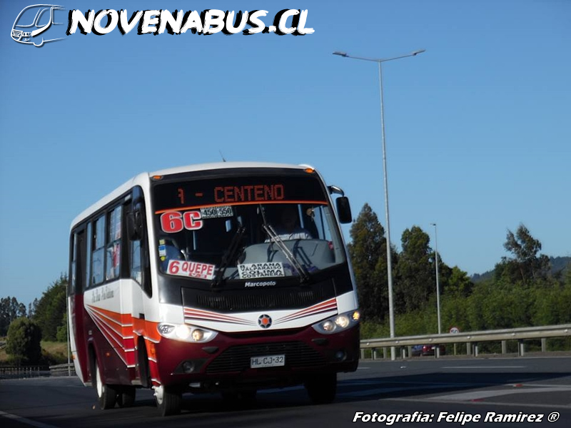 Marcopolo Senior G6 / Mercedes-Benz LO916 / Línea 6 C Temuco