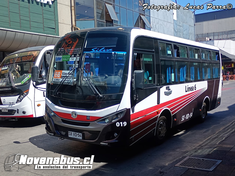 Metalpar Maule / Sunlong SLK6720 / Linea 6 Temuco