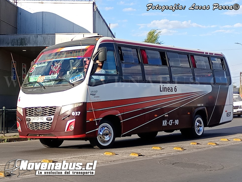 Volare DW9 Fly / Mercedes-Benz LO-916 / Línea 6 Temuco