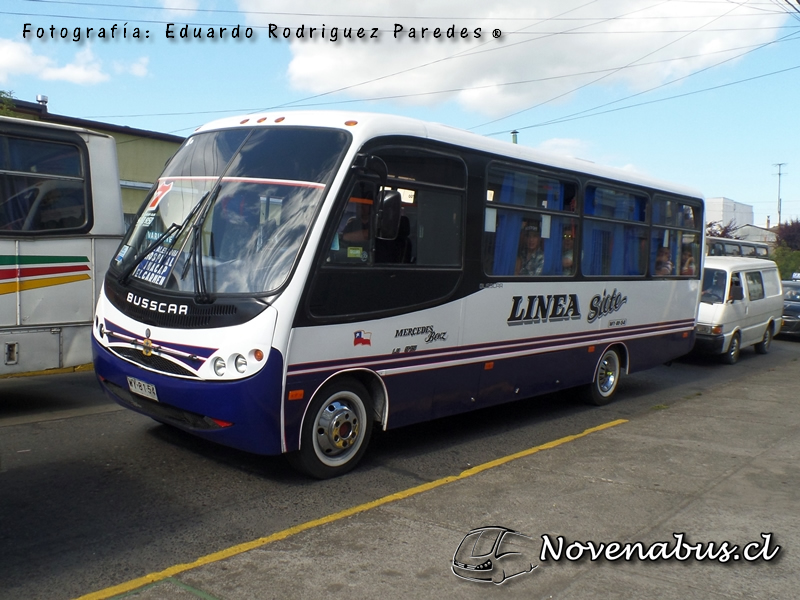 Busscar Micruss / Mercedes-Benz LO915 / Línea 7 Temuco