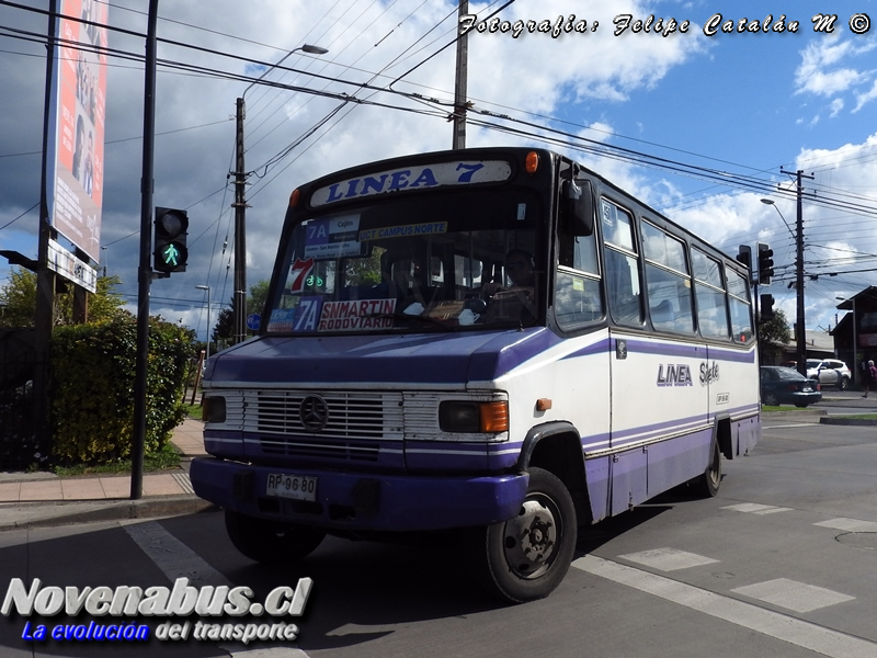 LR Bus / Mercedes-Benz LO-814 / Línea 7 Temuco