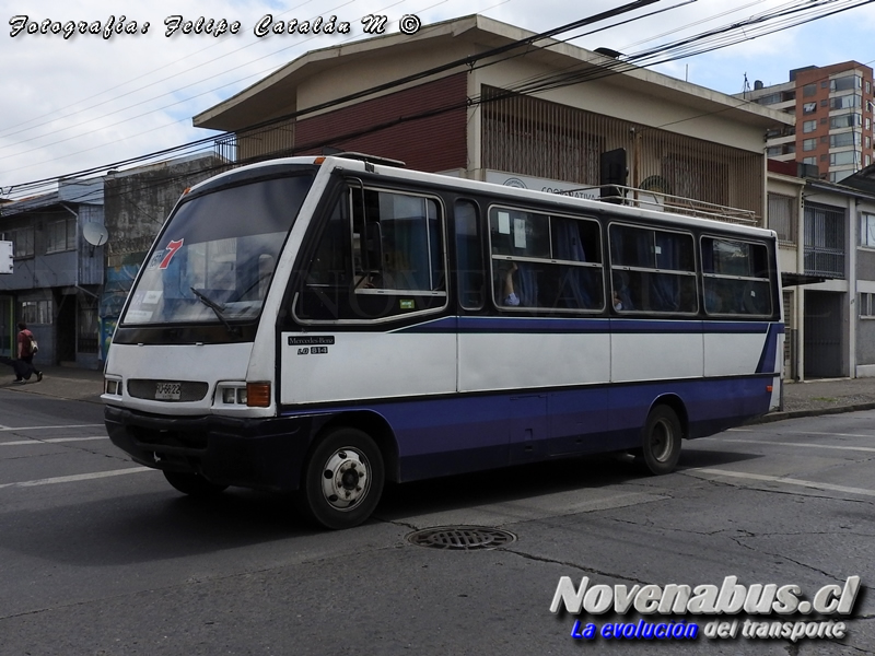 Ciferal Buzios / Mercedes-Benz LO-814 / Línea 7 Temuco