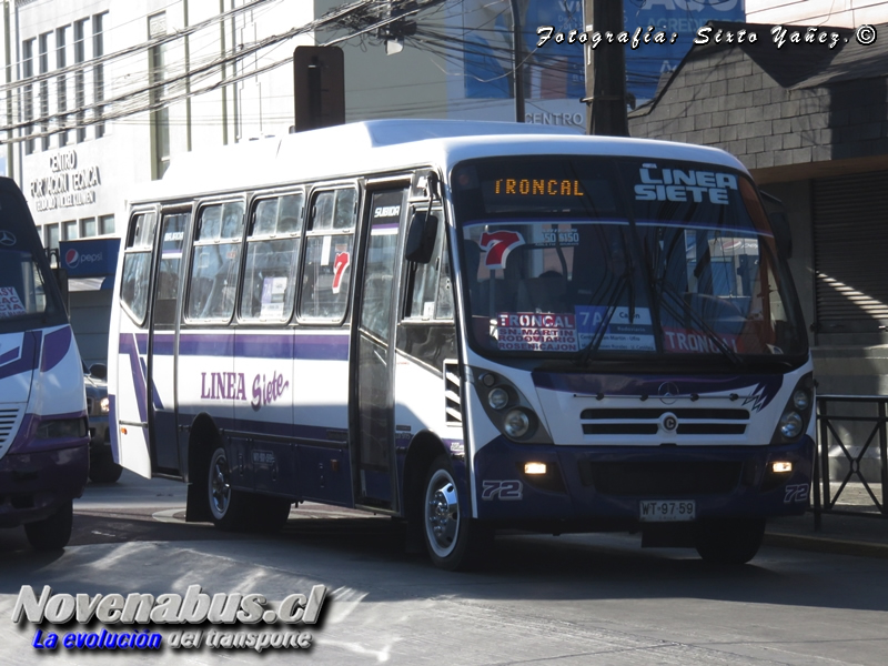 Caio Foz / Mercedes-Benz LO915 / Línea 7 Temuco