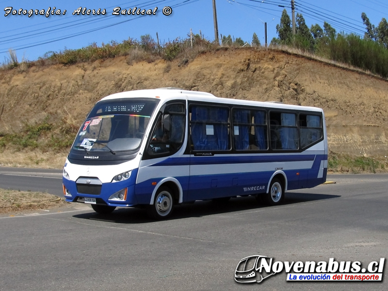 Carrocerías lnrecar Géminis Puma /Mercedes-Benz LO-916 / Línea 7 Temuco