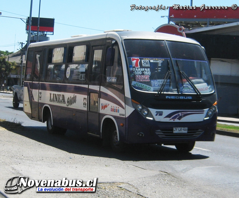 Neobus Thunder + / Mercedes-Benz LO-916 / Línea 7 Temuco