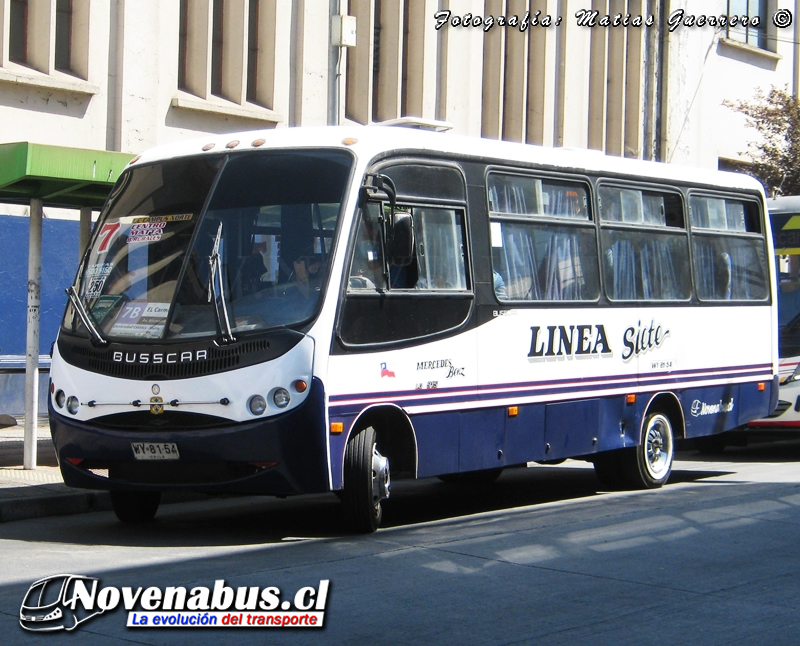 Busscar Micruss / Mercedes-Benz LO-915 / Línea 7 Temuco