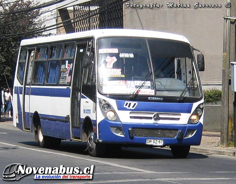 Caio lnduscar Foz / Mercedes-Benz LO-915 / Línea 7 Temuco