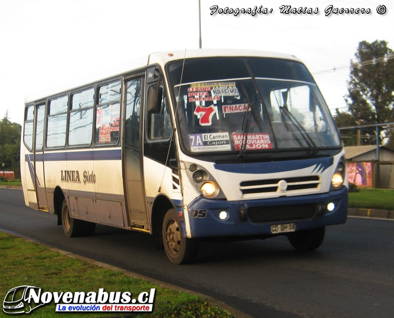 Caio lnduscar Foz / Mercedes-Benz LO-915 / Línea 7 Temuco