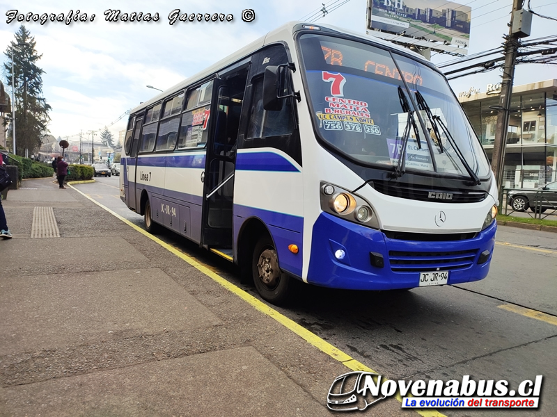 Caio lnduscar Foz / Mercedes-Benz LO-916 / Línea 7 Temuco