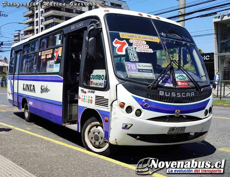 Busscar Micruss / Mercedes-Benz LO-915 / Línea 7 Temuco