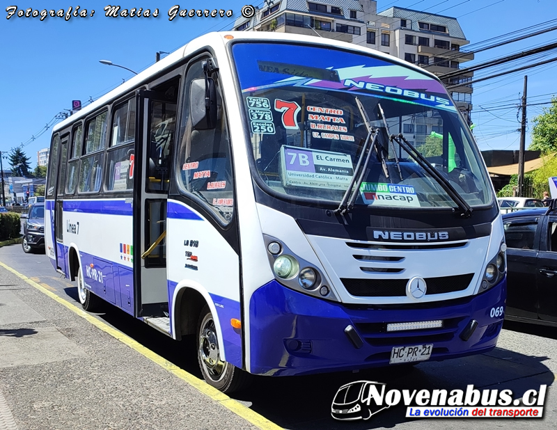 Neobus Thunder + / Mercedes-Benz LO-916 / Línea 7 Temuco