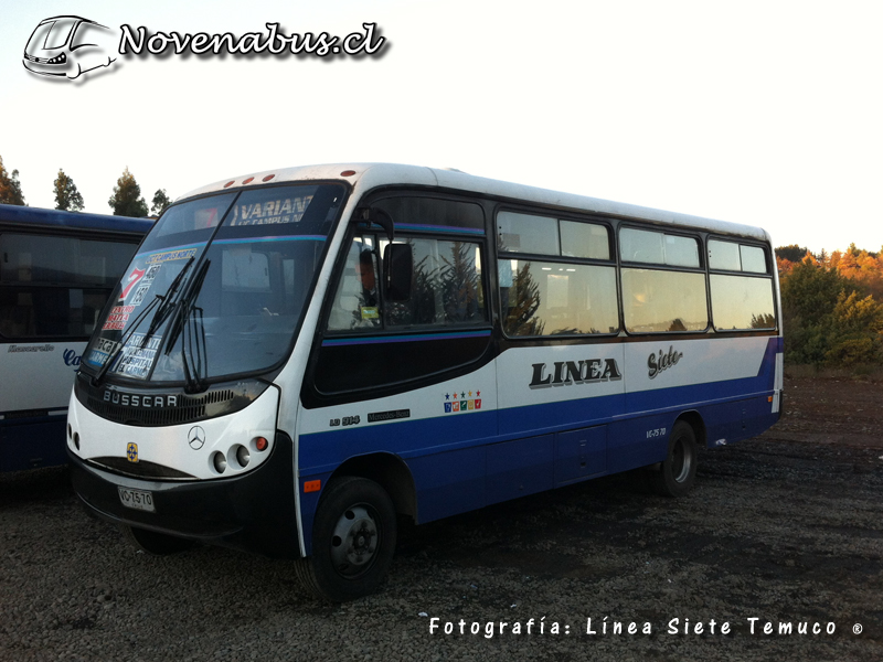 Busscar Micruss / Mercedes Benz LO-914 / Línea 7 Temuco