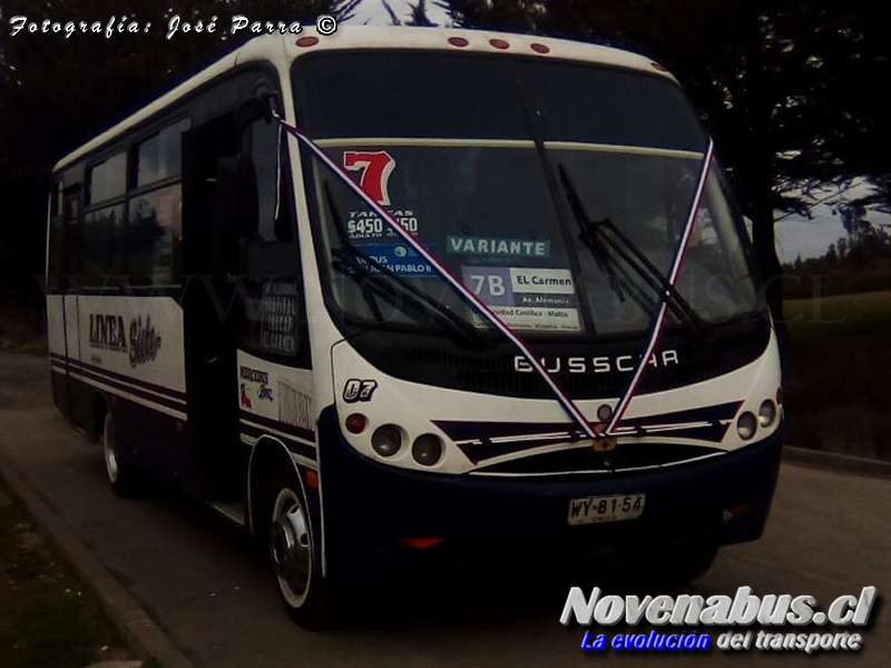 Busscar Micruss / Mercedes-Benz LO-915 / Línea 7 Temuco