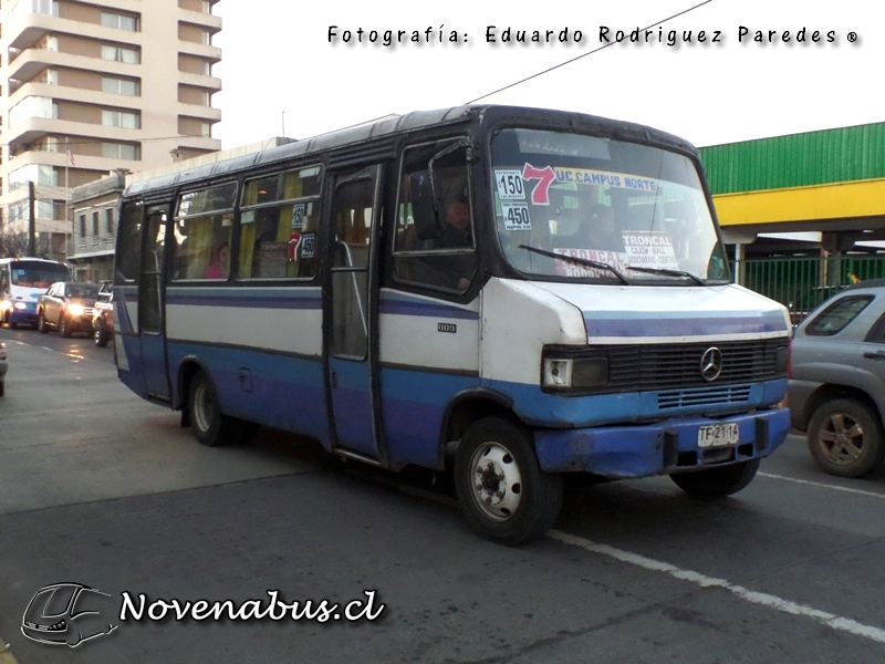 Metalpar Pucará / Mercedes Benz LO809 / Línea 7 Temuco