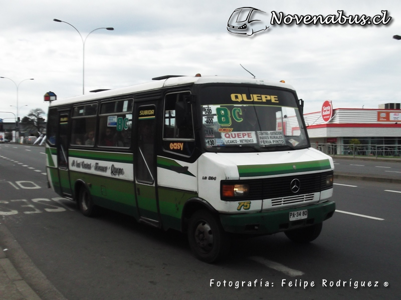 Metalpar Pucará/ Mercedes Benz LO-814/ Línea 8 Temuco