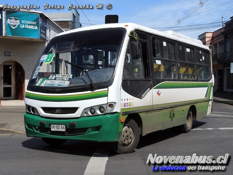 Maxibus Astor / Mercedes-Benz LO-712 / Línea 8 Temuco