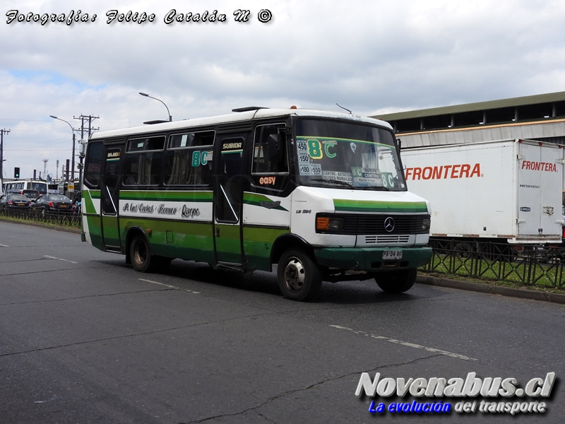 Metalpar Pucará I / Mercedes-Benz LO-814 / Línea 8 Temuco