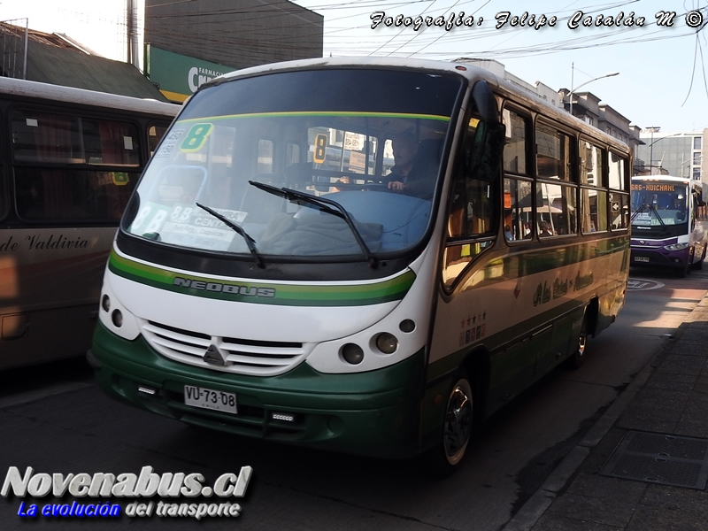 Neobus Thunder + / Agrale MA 8.5 / Línea 8 Temuco