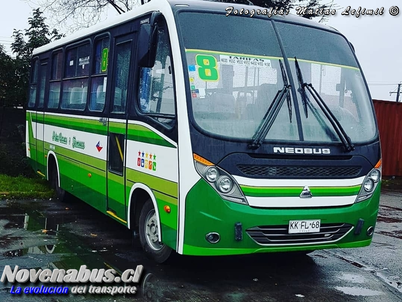 Neobus Thunder + / Agrale MA9.2 / Línea 8 Temuco