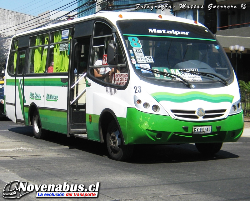 Metalpar Pucará Evolution IV / Mercedes-Benz LO-812 / Línea 8 Temuco