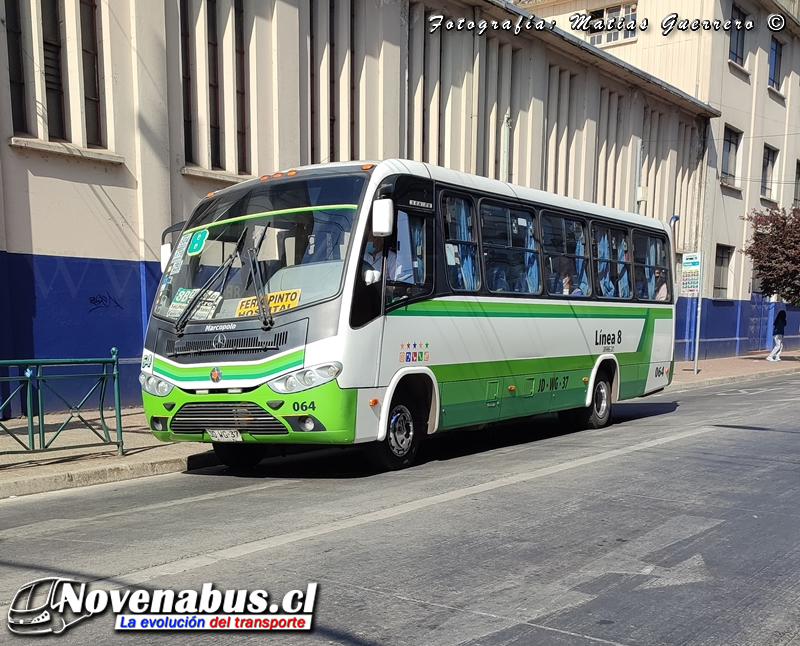 Marcopolo Senior / Mercedes-Benz LO-916 / Línea 8 Temuco