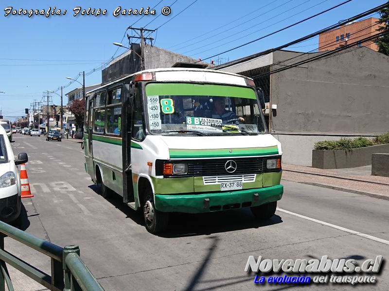 Carrocerias Inrecar '98 / Mercedes Benz LO-814 / Linea 8 Temuco